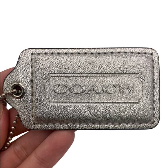 2.5" COACH Fob Bag Charm Hang tag Hangtag - Picture 1 of 2